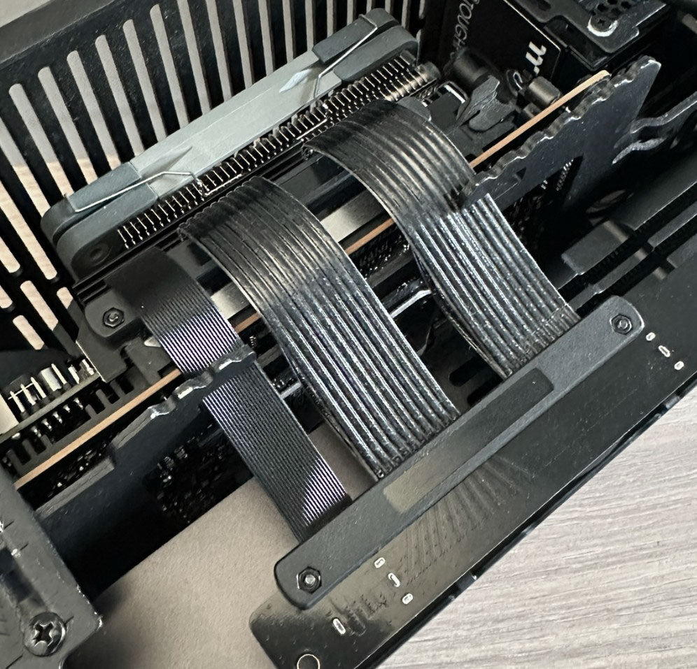 ASKR Riser Cable T100 Left Angle Gen 5 - 10cm