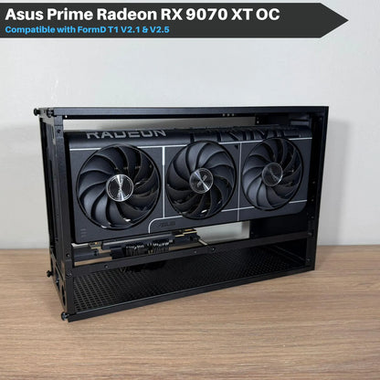 Asus Prime Radeon RX 9070 XT OC - Travel Kit FormD T1 2.1 - Ncase T1 2.5