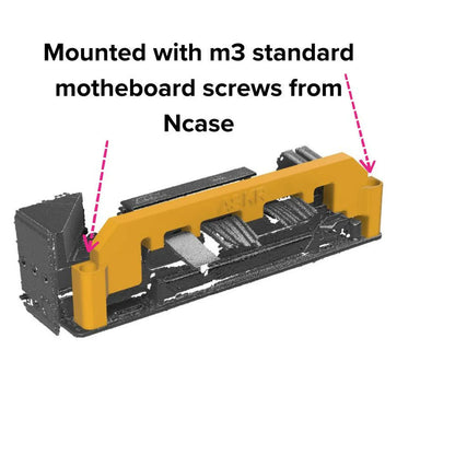Riser lock bar Ncase T1 2.5 gen 5 / ASKR 10cm cable