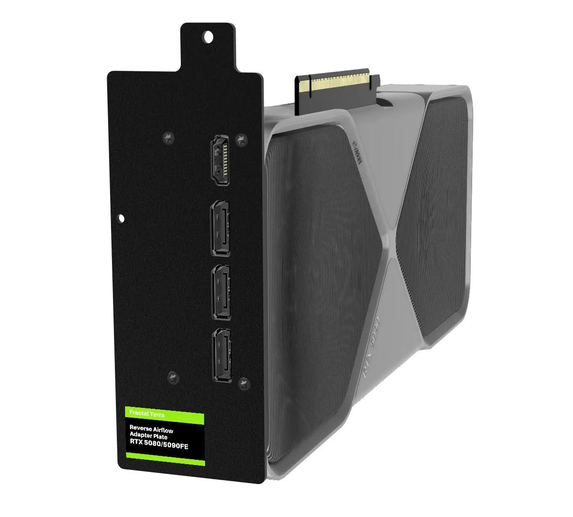 Reverse Airflow Adapter Plate – Compatible with RTX 5080 / 5090 FE & Fractal Terra