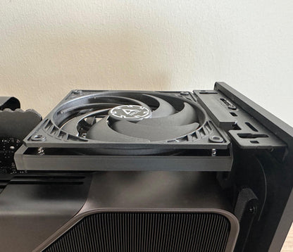 Fractal Terra -  Top Fan Bracket for 15mm or 25mm fan - All  notches 1-7 compatible - All fans compatible