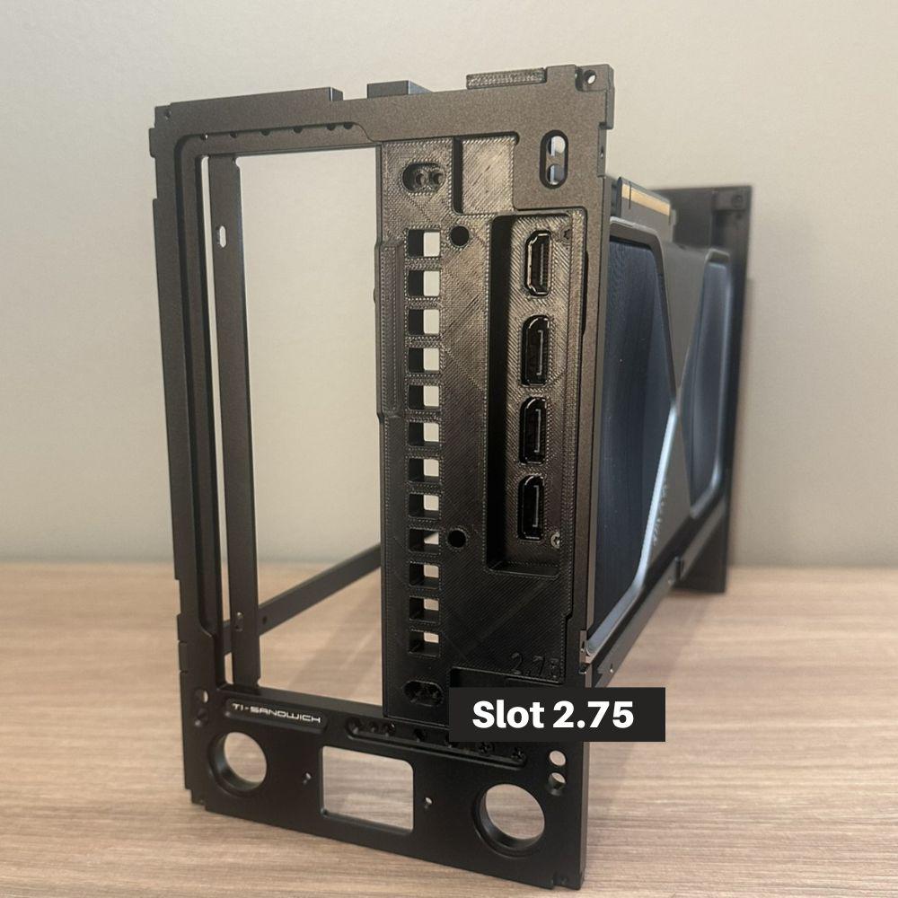 Reverse Airflow Adapter for T1 V2.5 / Ncase T1 for Nvidia RTX 5080FE and RTX 5090FE - Flipped Travel Kit