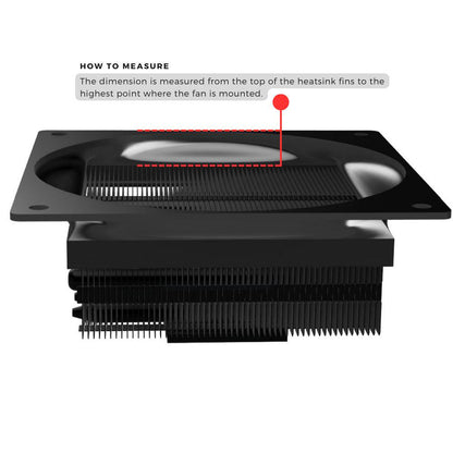 AXP90-X47 / AXP90-X53 Fan Duct for 120mm / 140 mm fan - Custom Size