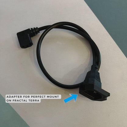 Fractal Terra -  Top Fan Bracket for 15mm or 25mm fan - All  notches 1-7 compatible - All fans compatible