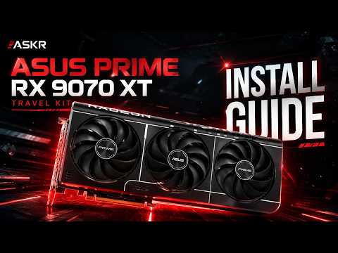 Asus Prime Radeon RX 9070 XT OC - Travel Kit FormD T1 2.1 - Ncase T1 2.5